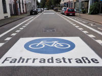 Fahrradstraße Hohenzollernstraße 