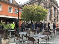 Eröffnung der erweiterten Fußgängerzone St. Johanner Markt 