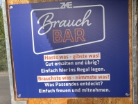 ZKE Brauch-Bar im Wertstoffzentrum Wiesenstraße, Foto: ZKE