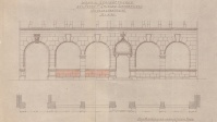 Bauantrag 1904: Der Torbogen weist einen gestalteten Schlussstein auf