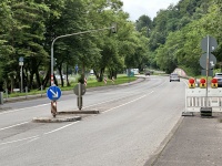 Blick in die Großblittersdorfer Straße 