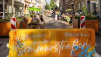 Blick in die Sommerstraßen im Nauwieser Viertel