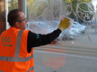 World Cleanup Day: Reinigungsaktion am Landwehrplatz