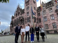 Delegation aus Nantes zu Gast im Rathaus St. Johann