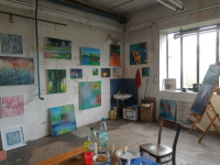 Atelier in der alten Modellschreinerei