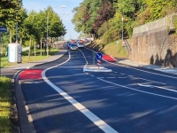 Fahradschutzstreifen Lebacher Straße