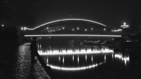 Beleuchtete Kaiser-Friedrich-Brücke, 1932